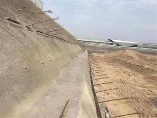 大洼河道边坡加固
